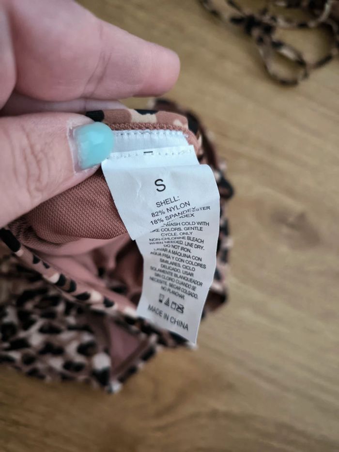 Maillot de bain léopard taille S 36 neuf - photo numéro 3
