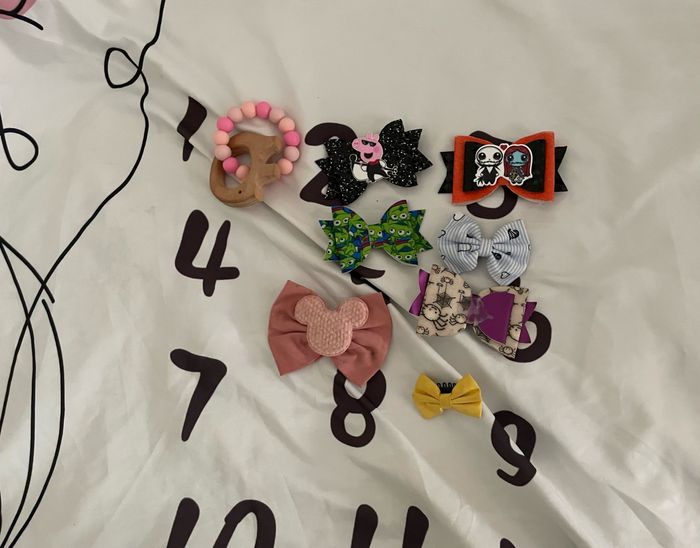 Lot de 6 barrettes bébé