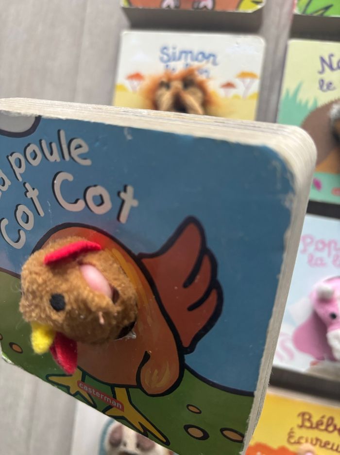 Lot 11 livres marionnettes doigt - photo numéro 8