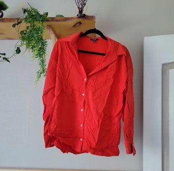 Chemise orange foncé