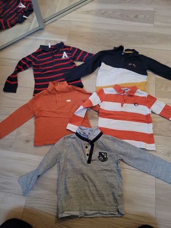 Lot 8 tee shirts manches longues garcon 4 ans