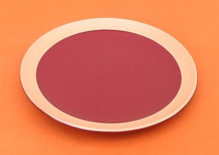 8 assiettes Dessert / Fromage Grès vernissé bicolore - photo numéro 4