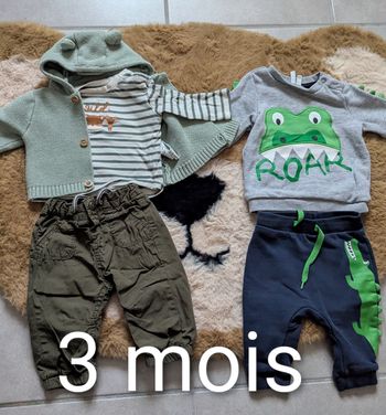 Lot ensemble garçon 3 mois