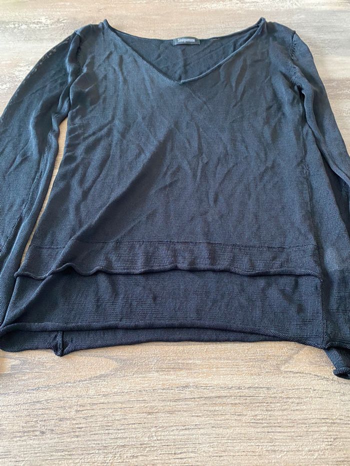 Haut gilet léger mi saison été Sinequanone T 2 ( 36 au 42) - photo numéro 3