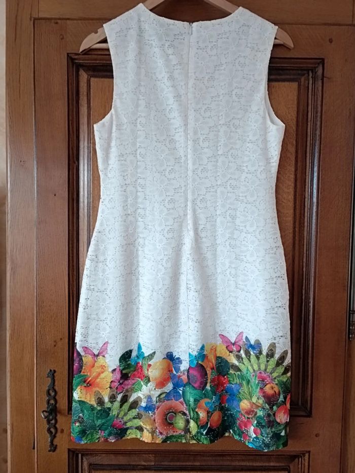 Robe dentelle Desigual fruits multicolores 42 - photo numéro 2