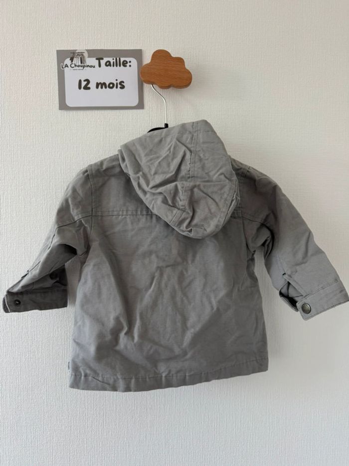 Veste grise - taille 12 mois 🌼 - photo numéro 3