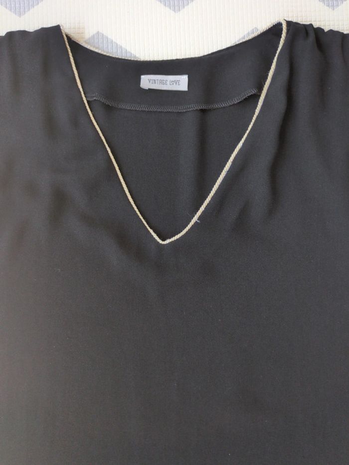 Robe droite légère noire - photo numéro 2