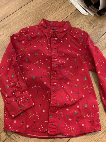 Chemise de Noël 4 ans