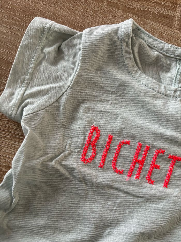 Tee shirt bichette TAPE A L’œil t.3m - photo numéro 2