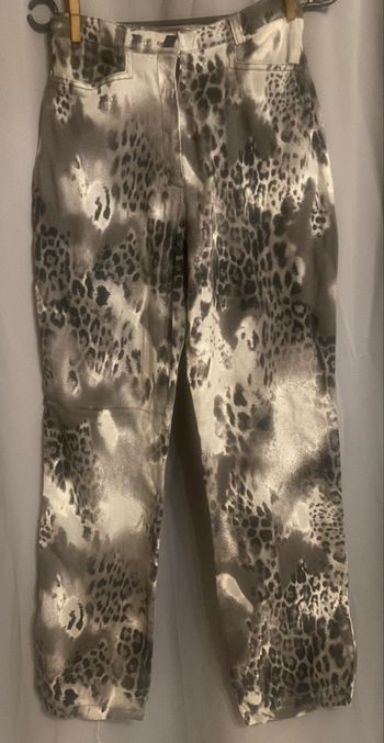 Pantalon léopard »Scottage »gris,noir et blanc
