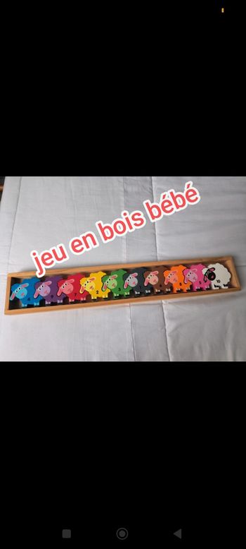 Jeu en bois bébé