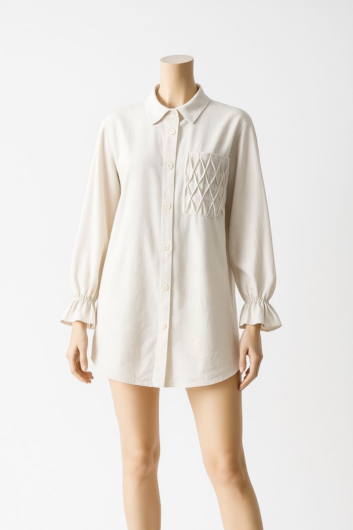 Chemise blanc cassé