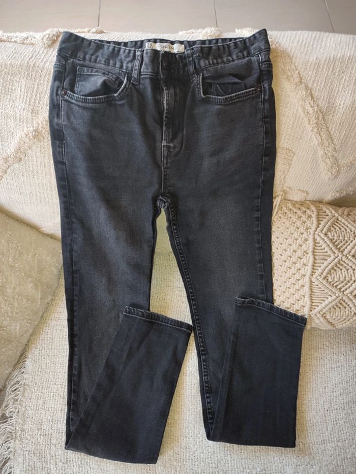 Jean slim noir homme