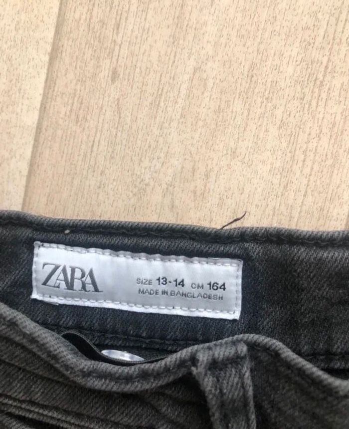 Jean noir fille Zara - photo numéro 13