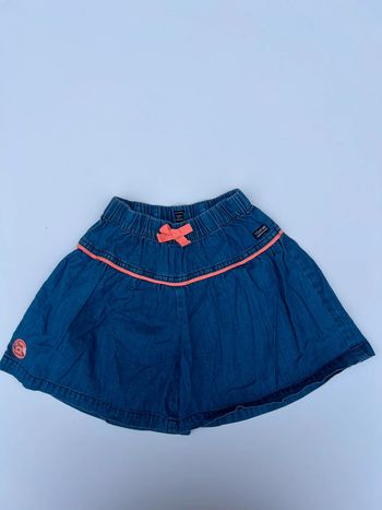 Short bleu - terre de marin - 8 ans