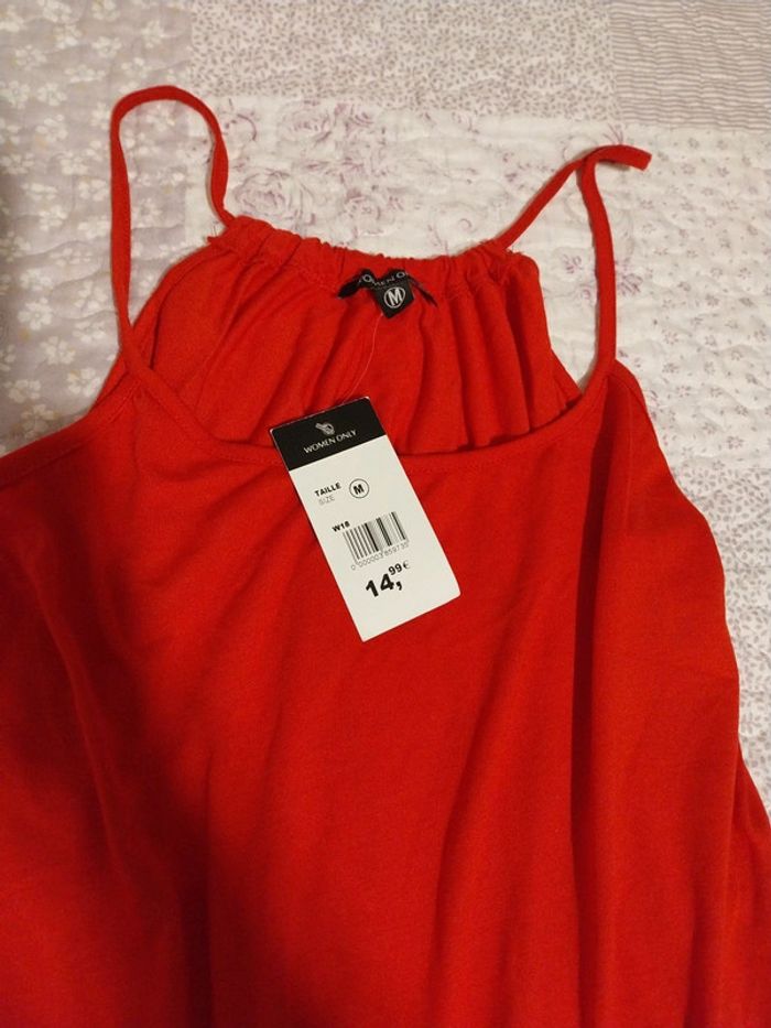 Combishort rouge taille M women only - photo numéro 2