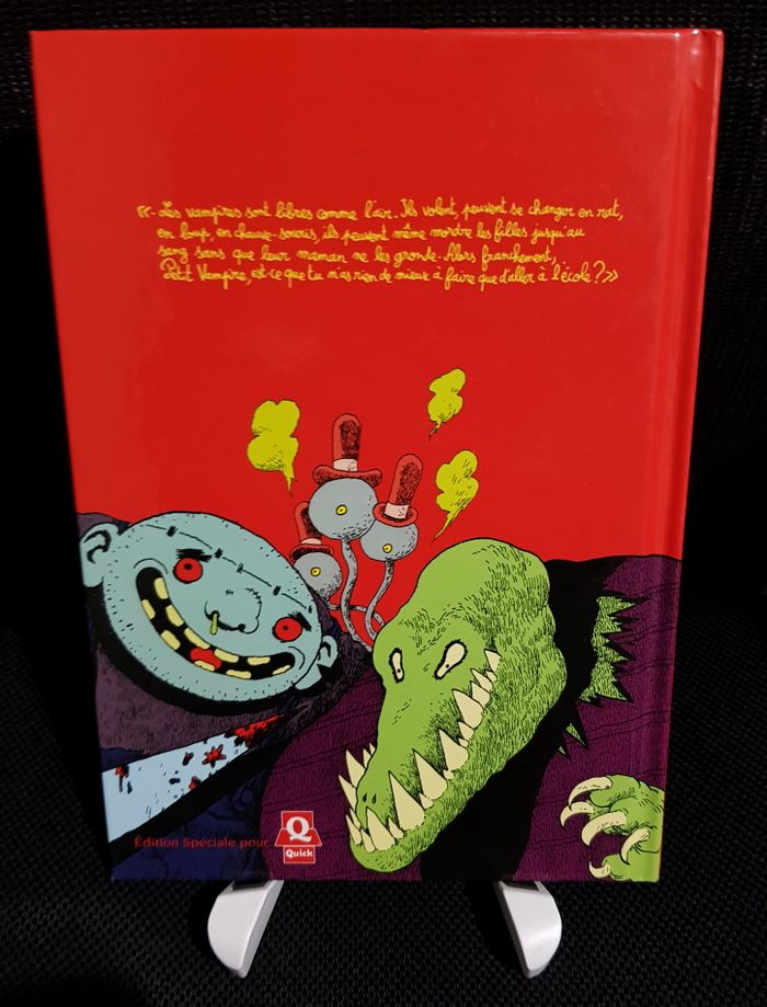BD Petit Vampire va à l'école - Quick - Johann Sfar - Delcourt - photo numéro 2