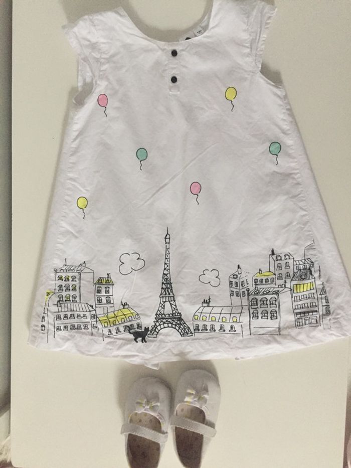 Ensemble robe et chausson assortis