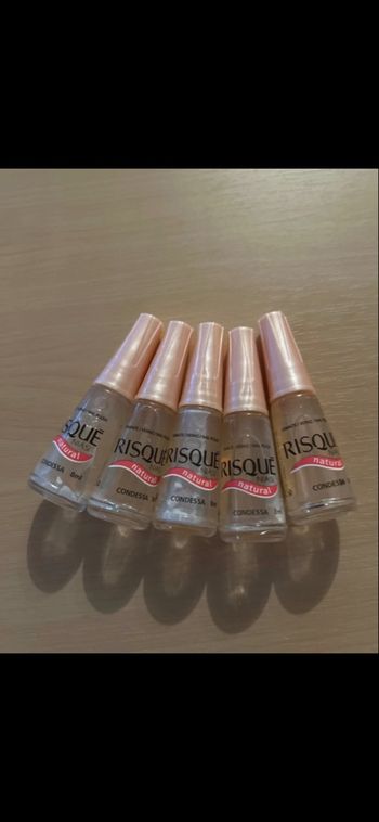Lot de 5 vernis transparent base neuve 