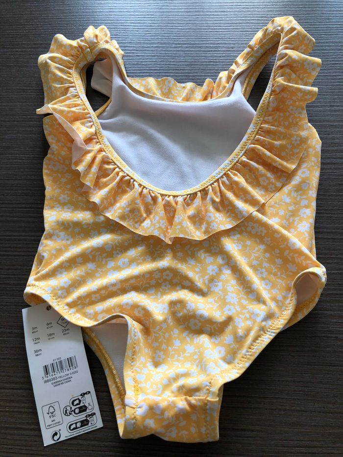 maillot de bain fille tex baby 71 cm 9 mois - photo numéro 2