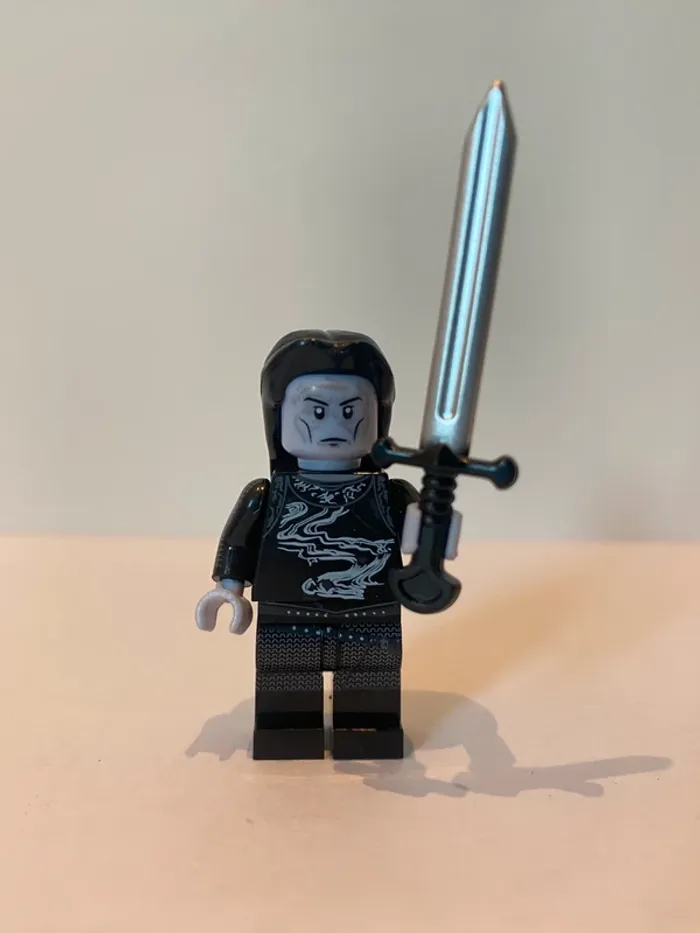 Figurine type Lego Adar chef Orc. le seigneur des anneaux