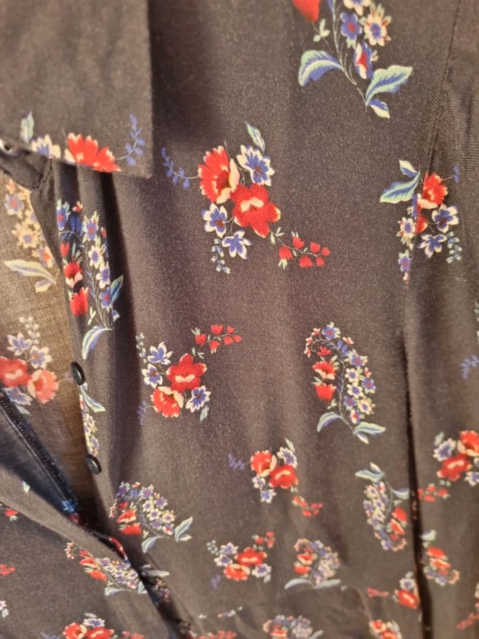 Chemise robe imprimée fleurs 🌸 - photo numéro 3