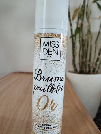 Brume paillettes or
