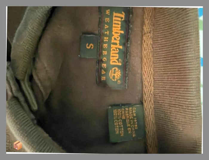 Polo Timberland homme manches longues – Taille S – Kaki – Très bon état - photo numéro 6