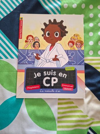 Livre enfant je suis en CP la médaille d’or