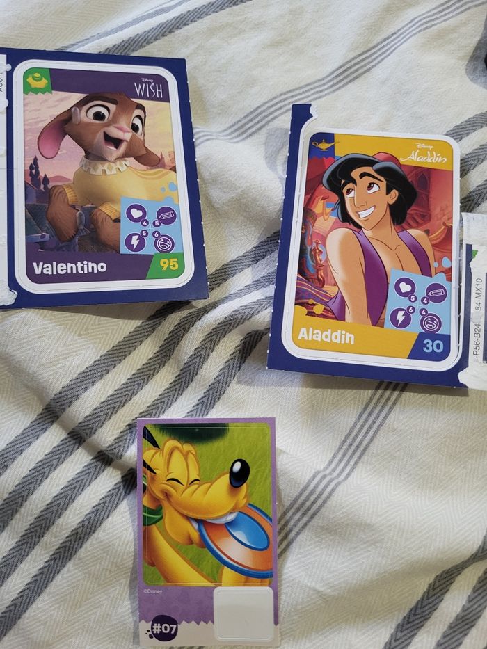 Cartes Disney jouons, rêvons Auchan 2024