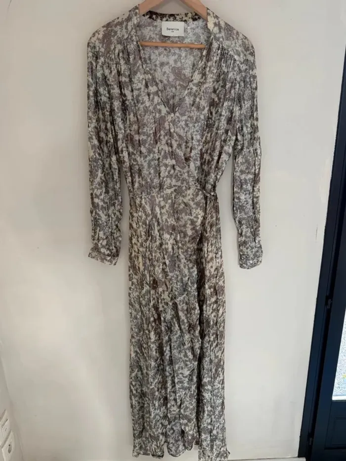 Robe Bérénice argentée