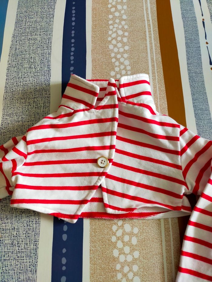 Gilet bébé fille court