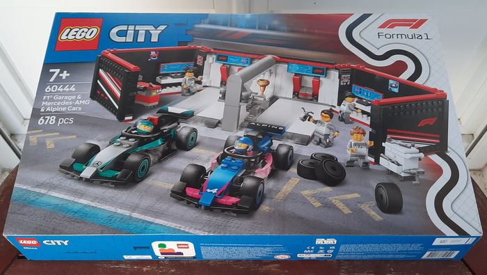 Neuf - LEGO City 60444 Garage de F1 et voitures Mercedes-AMG et Alpine