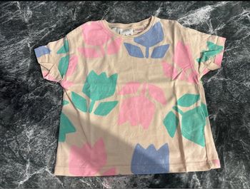T-shirt fleurs