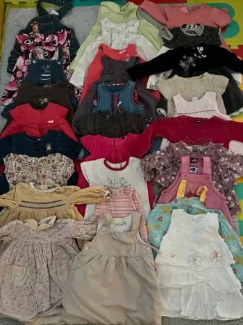Lot robe fille 6 mois