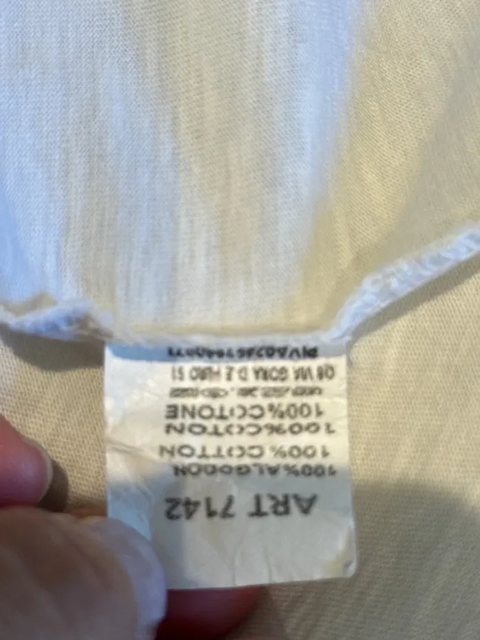 Joli T-shirt manches courtes avec inscription bohème doré devant - photo numéro 3