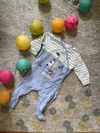 Pyjama bateau bleu