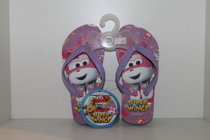 belle tongs super wings violette 27/28 - photo numéro 1