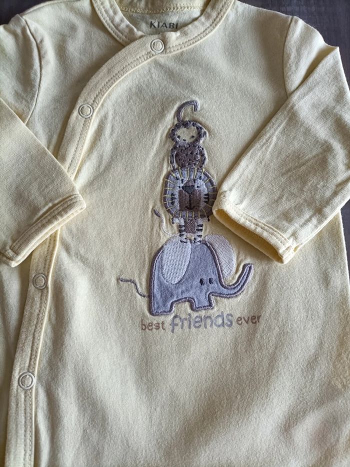 Lot de 2 pyjamas légers coton 3 mois - photo numéro 6