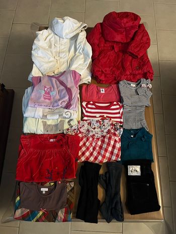 Lot 16 vêtements fille 2 ans Absorba