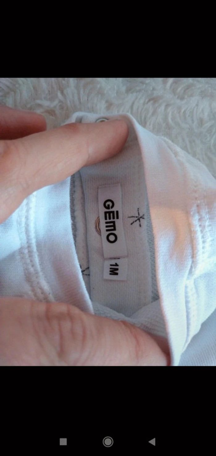 Pyjama combinaison sans pied été léger Mixte 1 mois Étoile Papa Papounet Gémo - photo numéro 7