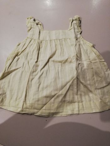 Débardeur fille 3 ans vert charlie et prune