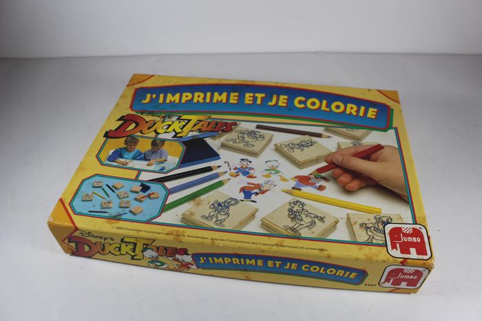 Jumbo Duck Tales J'imprime et je colorie 1988