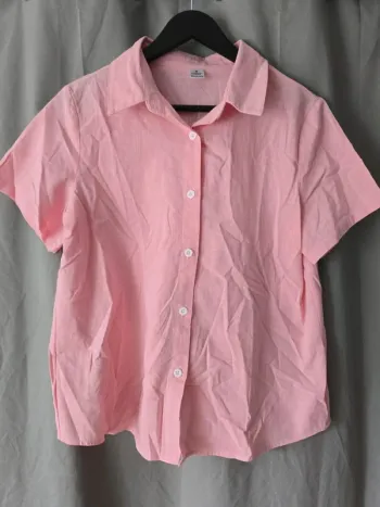 Chemise lin manches courtes