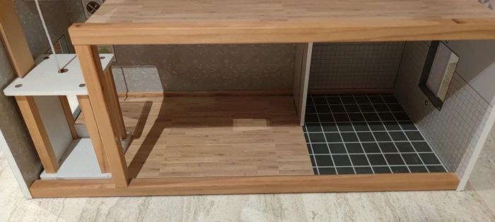 Grande maison de poupée en bois - photo numéro 4