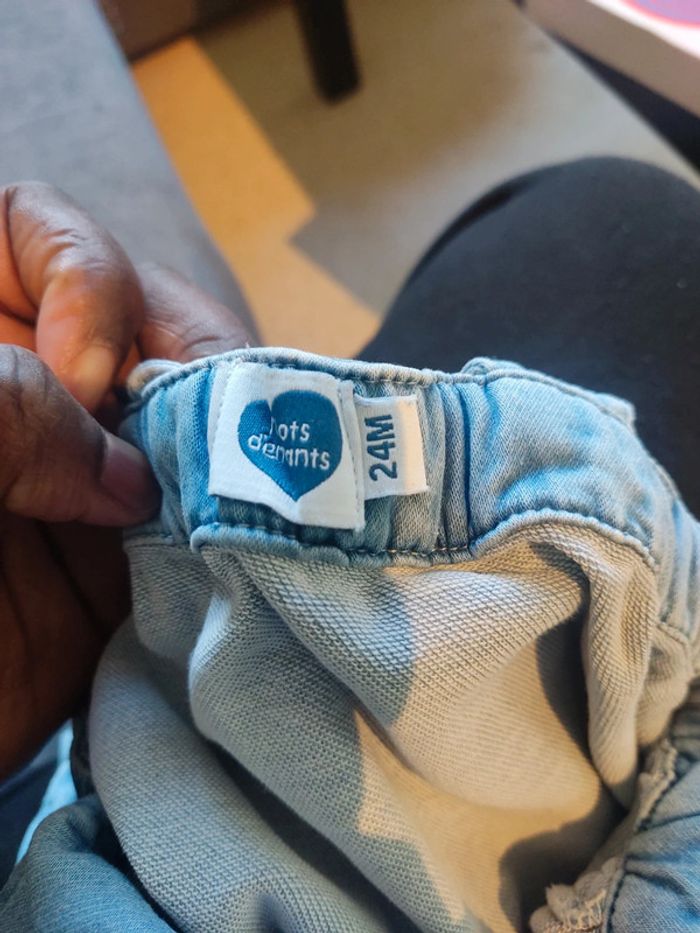 Jupe mot d'enfants bleu - photo numéro 3