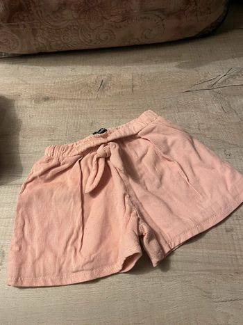 Short côtelé automne hiver 12 mois