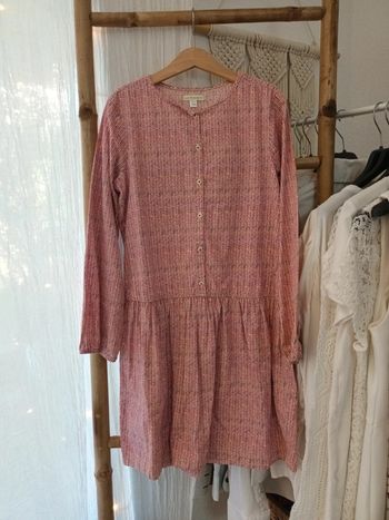 Jolie robe à motifs Vertbaudet 100 % coton 10 ans