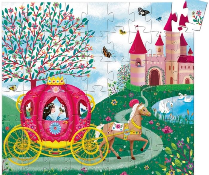 🧩Djeco Puzzle Le carosse d'Elise 54 pièces - photo numéro 2