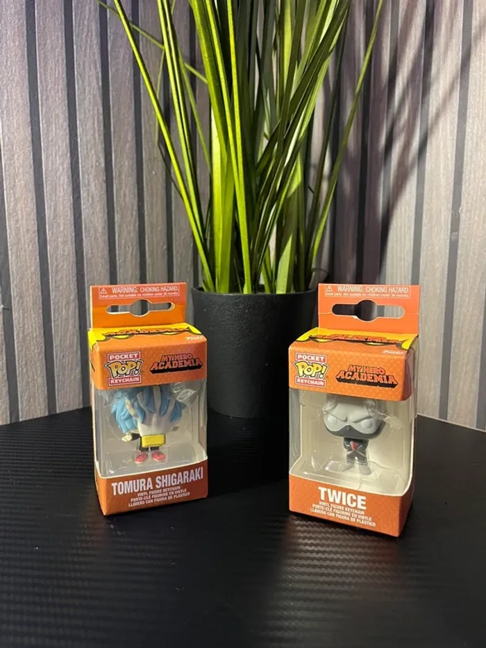 Lot de 2 pop porte clefs My Hero Academia